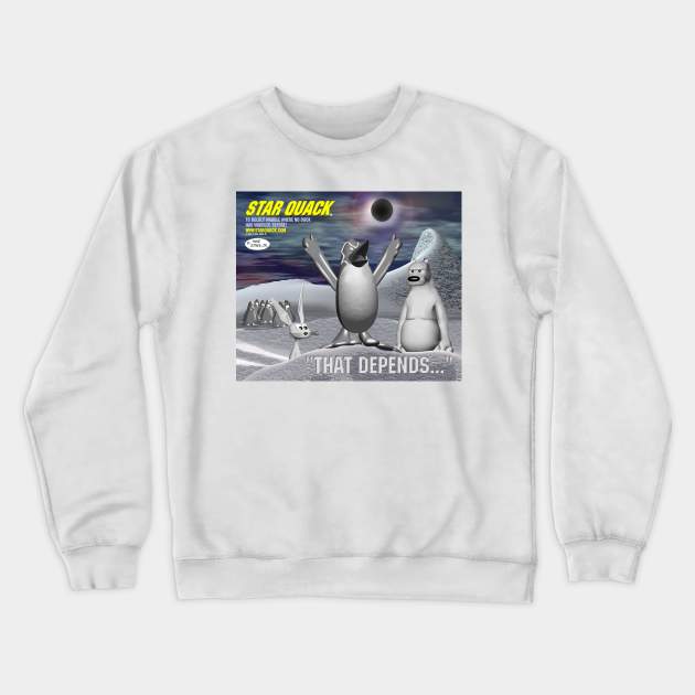 Star Quack planet Polaria Crewneck Sweatshirt by Big Hit Comics